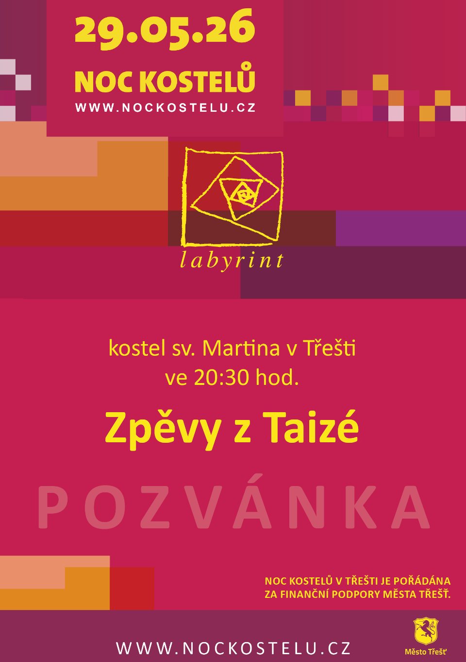 Pozvánka na Noc kostelů 2026 – Zpěvy z Taizé