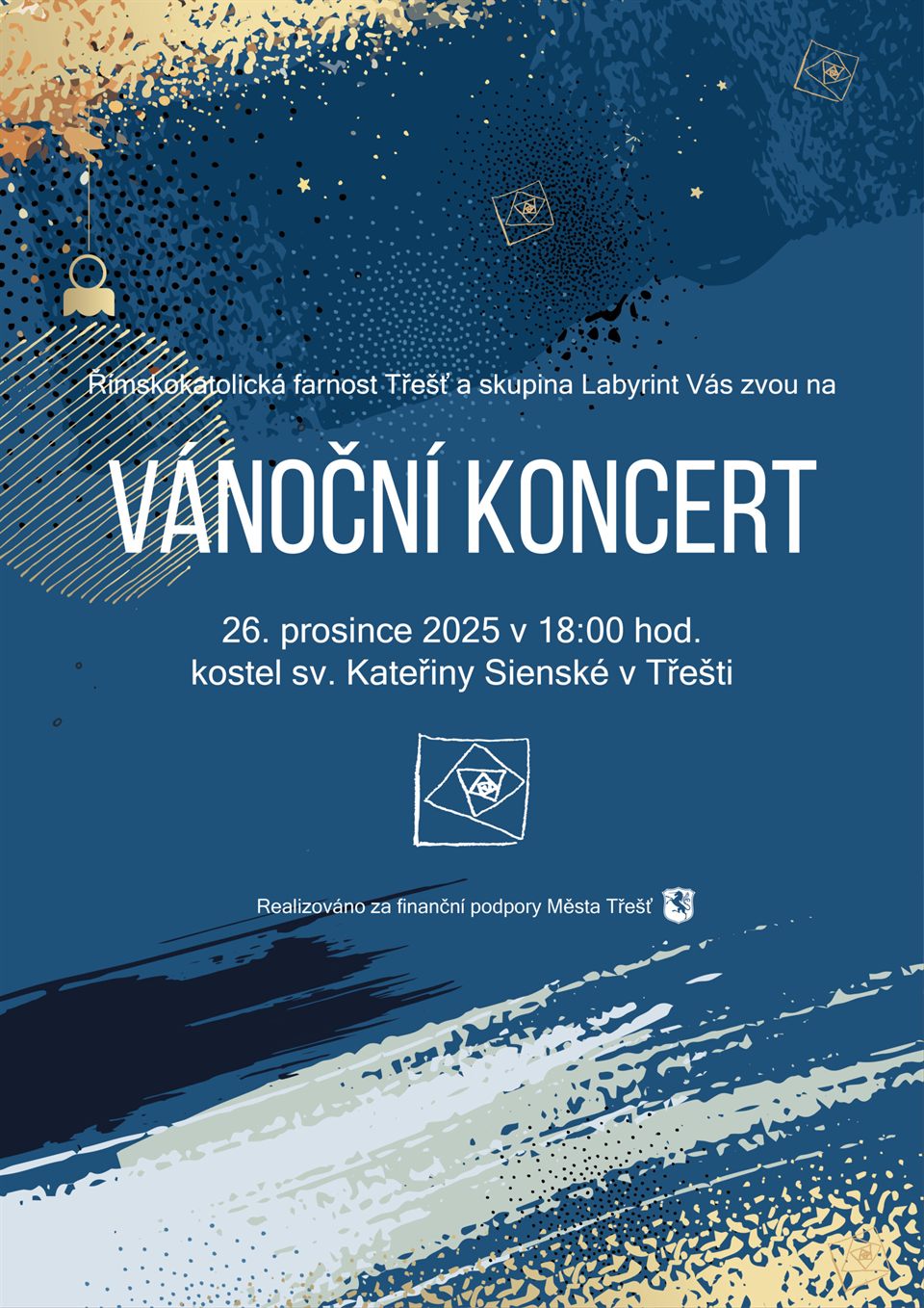 Plakát Vánočního koncertu 2025